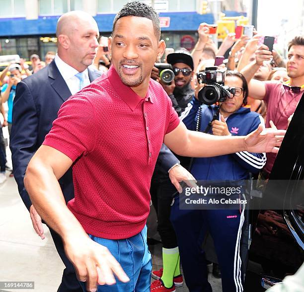 Will Smith is seen in Soho on May 20, 2013 in New York City.