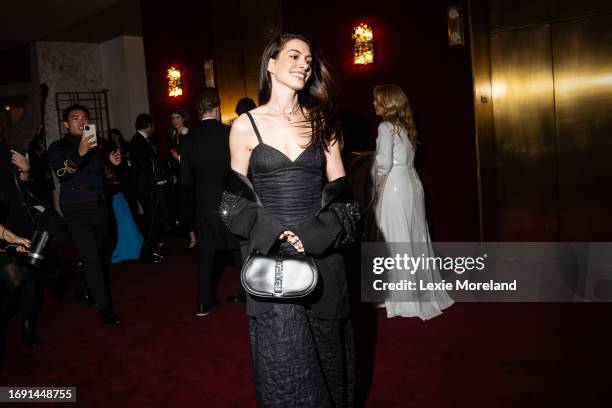 Anne Hathaway at the Met Opera Fall 2024 Opening Night at the Metropolitan Opera House on September 26, 2023 in New York, New York.