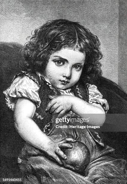 The Spoiled Child by M. Piot, from a photograph by the Berlin Photographic Company, 1876. 'It is a thousand pities that ever any little child should...