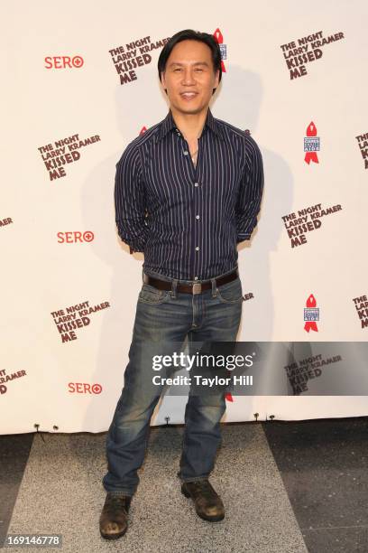 Wong attends a one-night-only "The Night Larry Kramer Kissed Me" anniversary performance at Gerald Lynch Theater on May 20, 2013 in New York City.