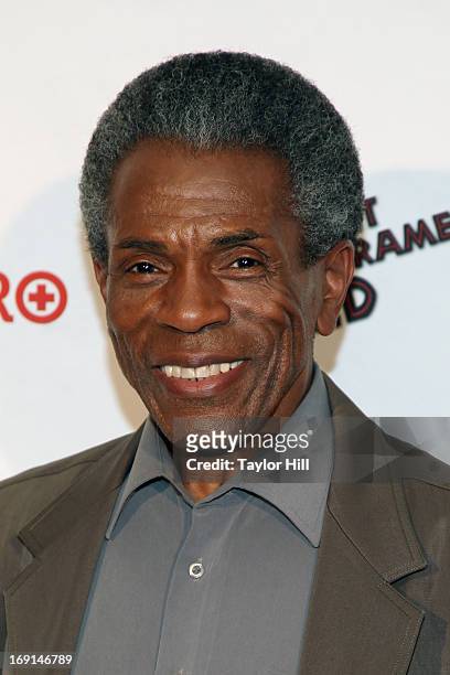 Andre De Shields attends a one-night-only "The Night Larry Kramer Kissed Me" anniversary performance at Gerald Lynch Theater on May 20, 2013 in New...