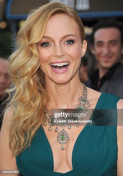 Heather Graham arrives at the "The Hangover III" - Los Angeles Premiere at Mann's Village Theatre on May 20, 2013 in Westwood, California.