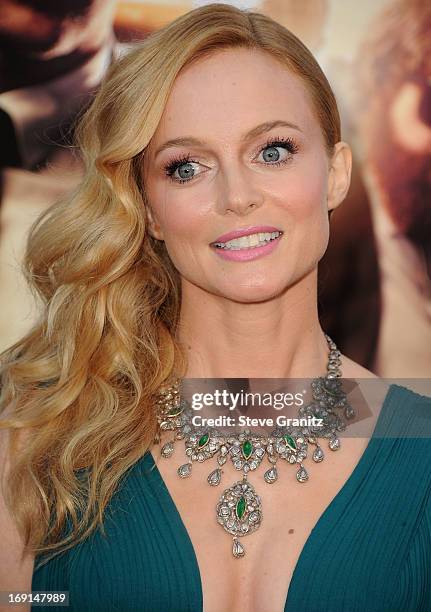 Heather Graham arrives at the "The Hangover III" - Los Angeles Premiere at Mann's Village Theatre on May 20, 2013 in Westwood, California.