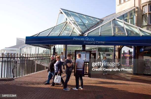 Princes Quay shopping center, Hull, Yorkshire, England.