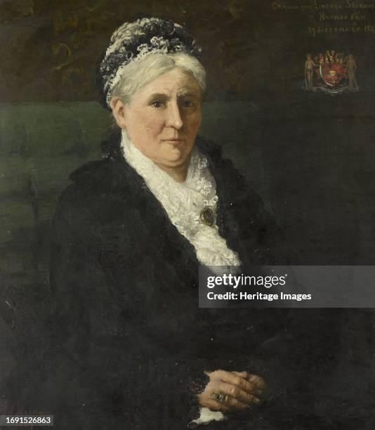 Maria Hermina Heemskerk . Echtgenote van Menno David Graaf van Limburg Stirum, 1887. Creator: Hendrik Willem Mesdag.