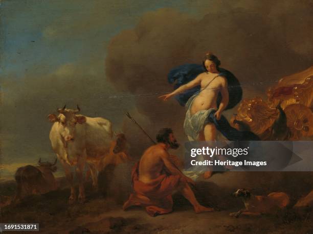 Juno Commanding Argus to Keep Watch on Io, 1655-1683. Creator: Nicolaes Berchem.