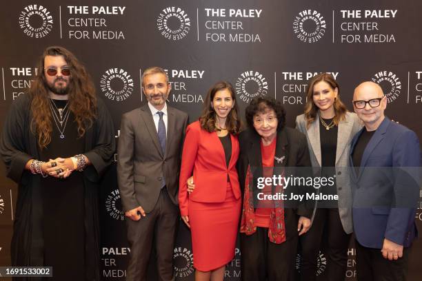 Luc Bernard, Bernard Cherkasov, Jordana Cutler, Inge Auerbacher, Rebecca Jarvis, and Stephen Smith attend The Paley Center For Media Hosts "Media's...