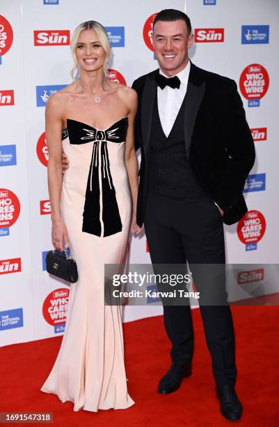 Nadiya Bychkova and Kait Widdrington attend The Sun's "Who Cares Wins" Awards 2023 at The Roundhouse on September 19, 2023 in London, England.