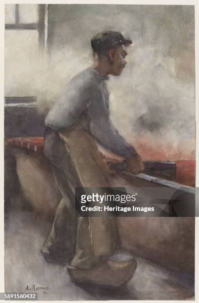 Scraper, 1868-1892. Dyeing of cloth. Creator: Anthon van Rappard.