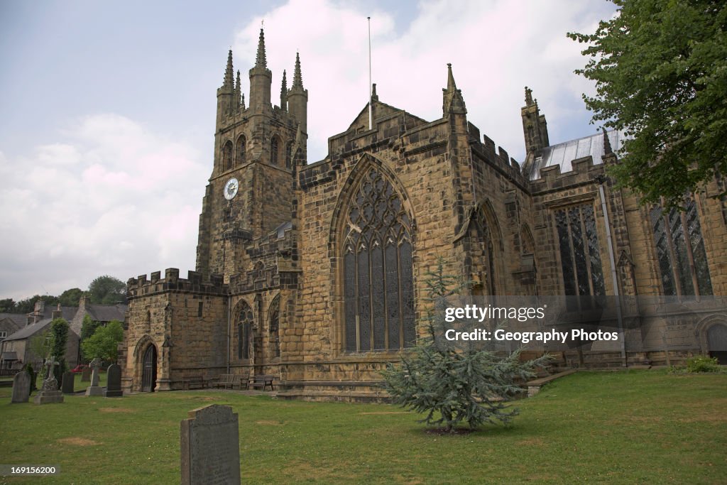 Tideswell church, Derbyshire, Peak district national park, England