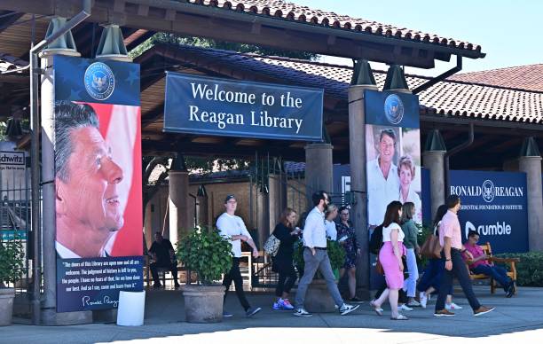 CA: Second Republican Primary Debate Held At Ronald Reagan Presidential Library