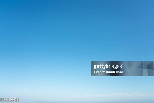 full frame shot of sky - blue clear sky stock pictures, royalty-free photos & images
