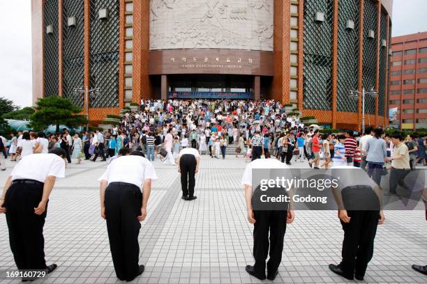 Yoido Full Gospel Church, the largest megachurch in the world. South Korea.