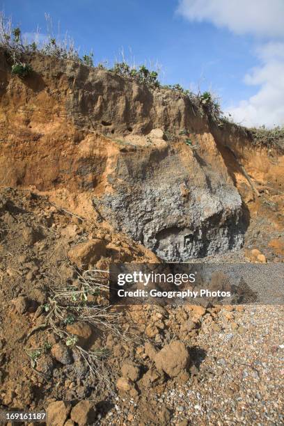 Coastal erosion and management, East Lane, Bawdsey, Suffolk, England