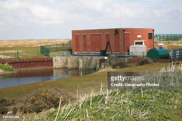 Pumping station, Benacre, near Kessingland, Suffolk, England