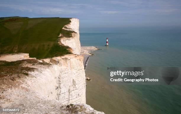 Lighthouse at Beachy Head, Sussex, England