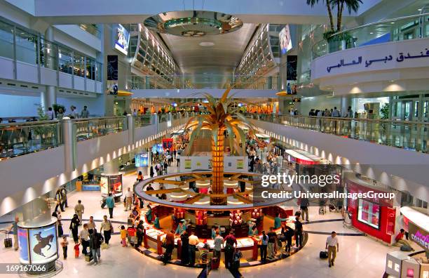 Departure hall , Dubai international airport.