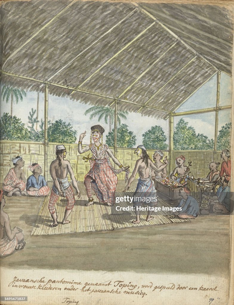 Javanese Pantomime Called Toping 1