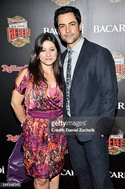 Lily Pino and Danny Pino attend the 2013 Bacardi Rebels Event Hosted By Rolling Stone at Roseland Ballroom on May 20, 2013 in New York City.