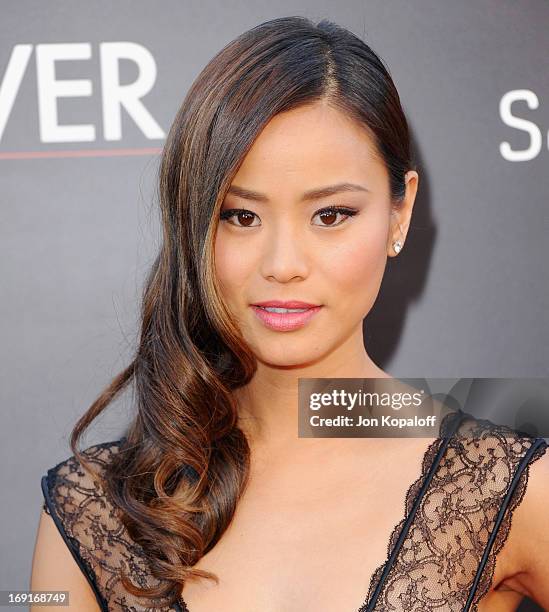 Actress Jamie Chung arrives at the Los Angeles Premiere "The Hangover: Part III" at Westwood Village Theatre on May 20, 2013 in Westwood, California.