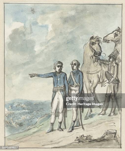 The Generals Napoleon and Berthier, 1801. Creator: Juriaan Andriessen.