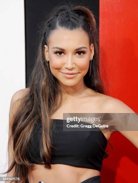 Actress Naya Rivera arrives at the Los Angeles premiere of "The Hangover III" at Mann's Village Theatre on May 20, 2013 in Westwood, California.