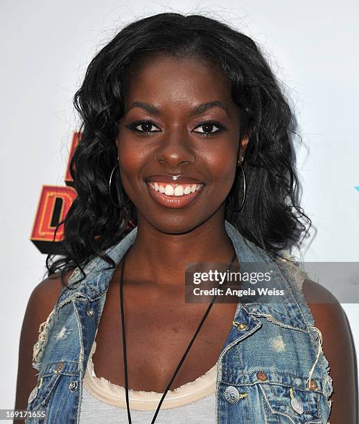 Actress Camille Winbush arrives at the premiere of Nickelodeon's 'Nicky Deuce' at ArcLight Cinemas on May 20, 2013 in Hollywood, California.