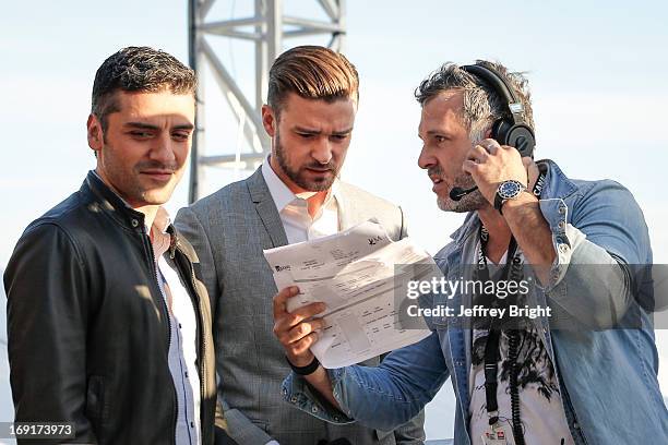 Justin Timberlake attends the 'Le Grand Journal' TV show during the 66th Annual Cannes Film Festival on May 20, 2013 in Cannes, France.