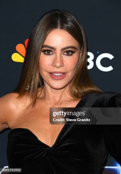 Sofía Vergara arrives at the Red Carpet For "America's Got Talent" Season 18 Live Show at Hotel Dena on September 19, 2023 in Pasadena, California.