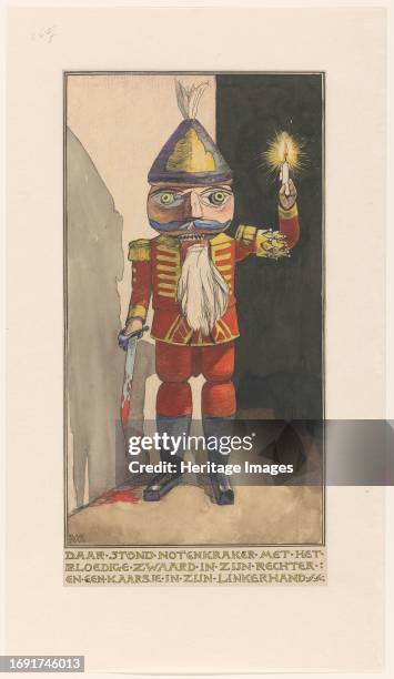 Nutcracker with a candle and bloody sword, 1898. Creator: Willem Wenckebach.