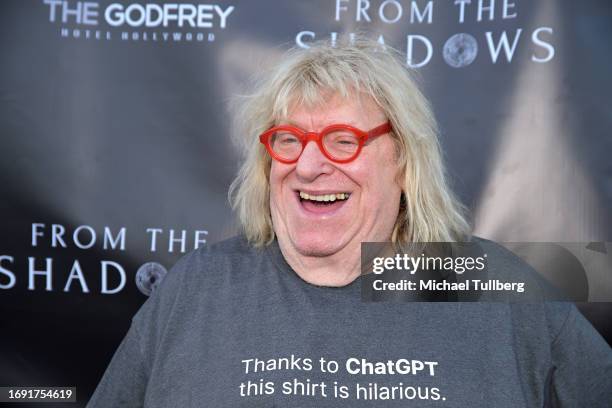 Bruce Vilanch attends the premiere of "From The Shadows" at Laemmle Royal on September 19, 2023 in Los Angeles, California.