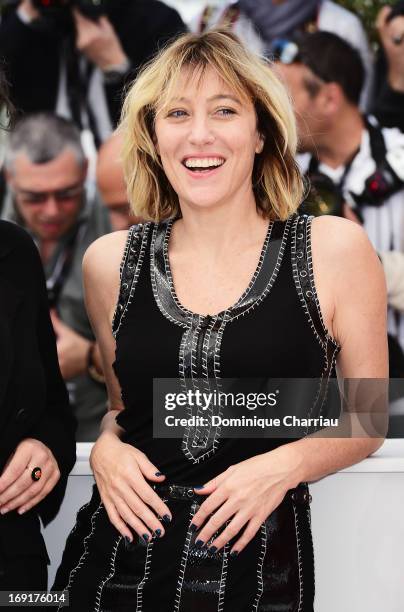 Director Valeria Bruni Tedeschi attends the photocall for 'Un Chateau En Italie' during The 66th Annual Cannes Film Festival at Palais des Festivals...