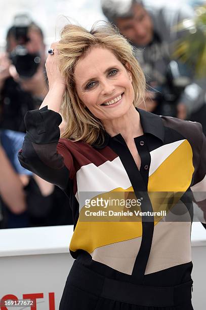 Actress Isabella Ferrari attends the photocall for 'La Grande Bellezza' during the 66th Annual Cannes Film Festival at Palais des Festivals on May...