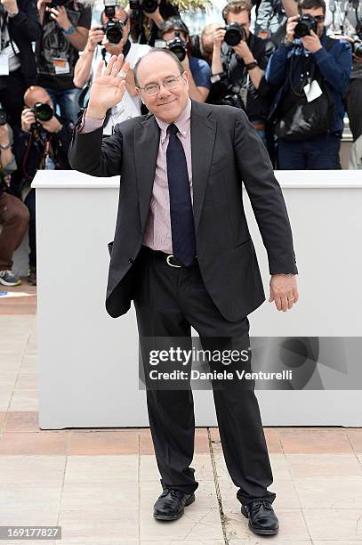 Actor Carlo Verdone attends the photocall for 'La Grande Bellezza' during the 66th Annual Cannes Film Festival at Palais des Festivals on May 21,...