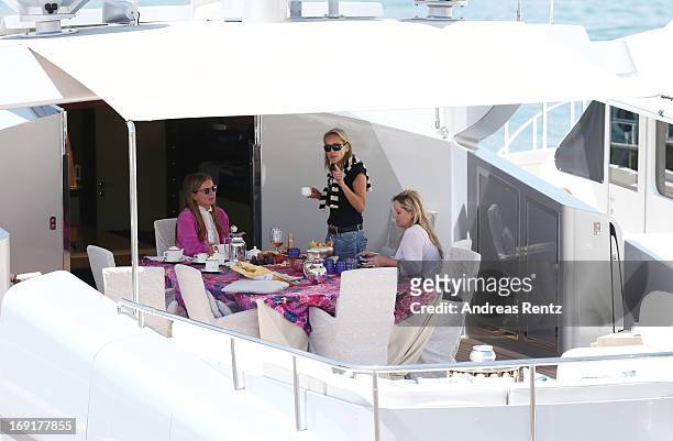 Sharon Stone is seen during the The 66th Annual Cannes Film Festival on May 21, 2013 in Cannes, France.