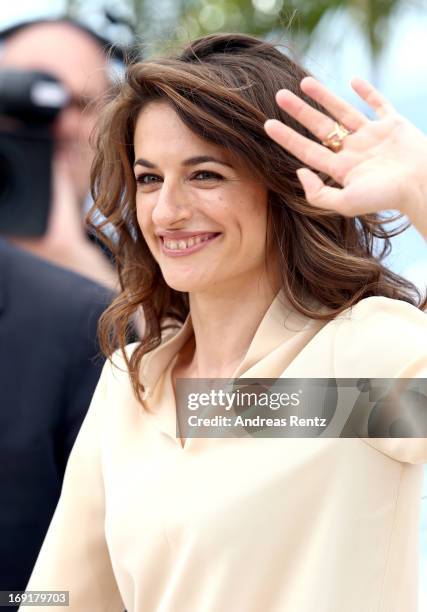 Actress Anita Kravos attends the 'La Grande Bellezza' Photocall during The 66th Annual Cannes Film Festival at the Palais des Festivals on May 21,...