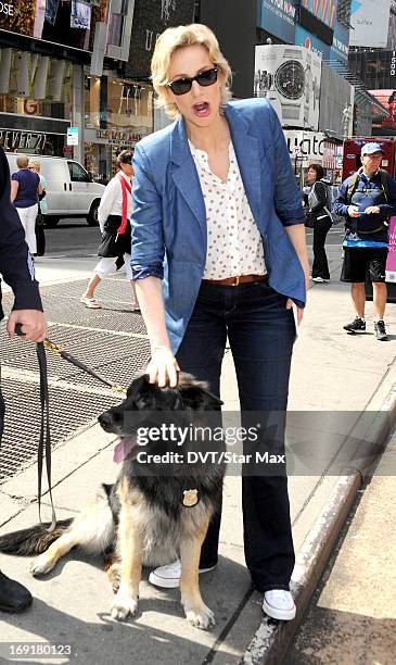 Actress Jane Lynch as seen on May 20, 2013 in New York City.