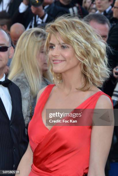 Alice Taglioni attends the Premiere of 'Blood Ties' during the 66th Annual Cannes Film Festival at the Palais des Festivals on May 20, 2013 in...