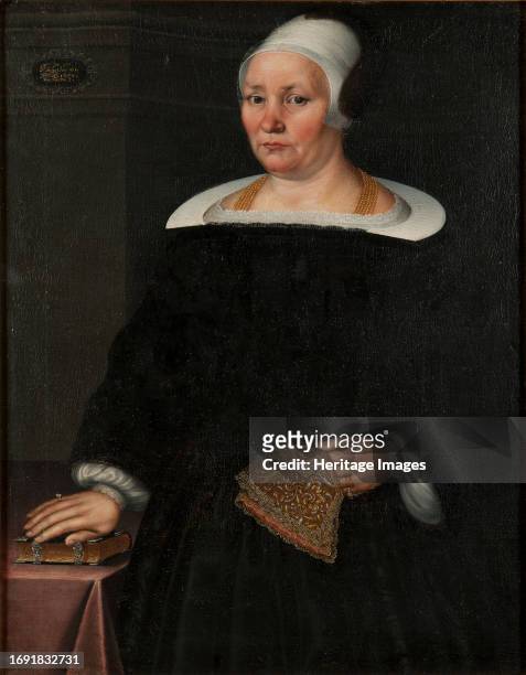 Barbara Cassiopæa , married to contract provost Olaus Christophori Aurivillius. Creator: Johan I Aureller.