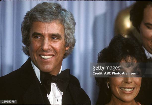 Backstage Coverage - Airdate: March 29, 1982. BURT BACHARACH, CAROLE BAYER SAGER AND CHRISTOPHER CROSS, BEST ORIGINAL SONG WINNERS FOR "ARTHUR'S...