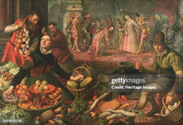 Christ and the Woman taken in Adultery, unknown date. Creator: Pieter Aertsen.