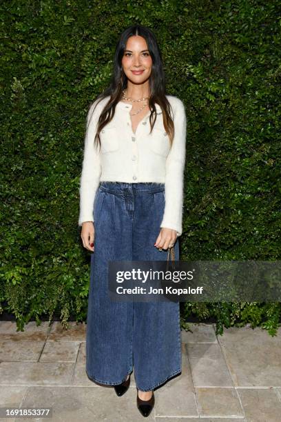 Olivia Munn attends the CHANEL dinner to celebrate the launch of Sofia Coppola Archive: 1999-2023 at Chateau Marmont on September 19, 2023 in Los...