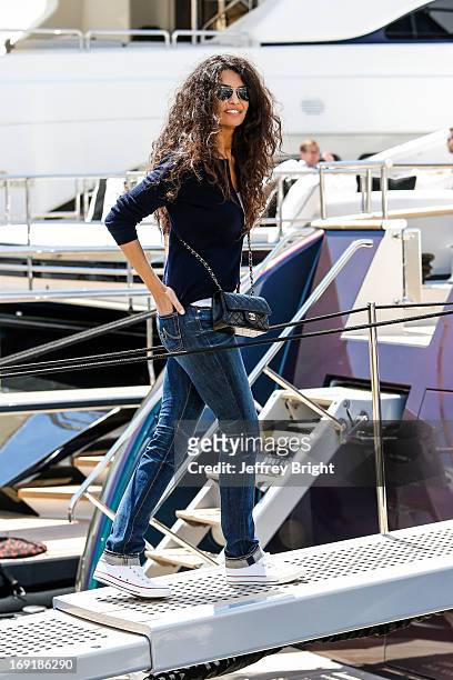 Afef Jnifen The 66th Annual Cannes Film Festival on May 20, 2013 in Cannes, France.