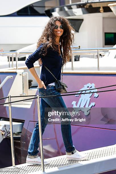 Afef Jnifen The 66th Annual Cannes Film Festival on May 20, 2013 in Cannes, France.