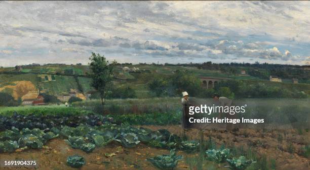 Landscape with Cabbage Patch, Concarneau, Unknown date. Creator: Johan Ericson.