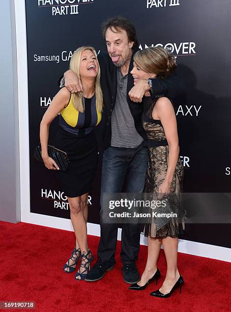 Susan Yeagley, Kevin Nealon and Gillian Vigman attend the premiere of Warner Bros. Pictures' "Hangover Part 3" on May 20, 2013 in Westwood,...