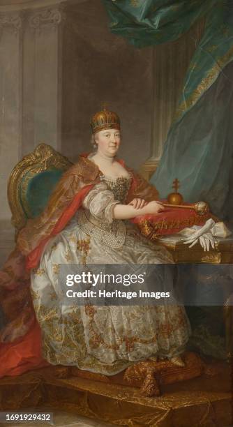 Maria Teresia, 1717-1780, German-Roman Empress Queen of Austria Bohemia and, circa 18th century. Creator: Anon.