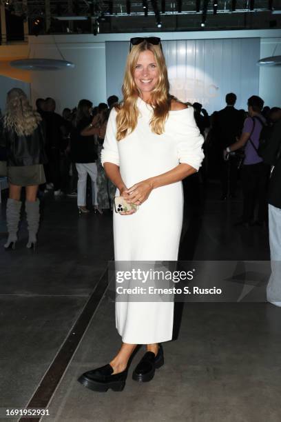 Filippa Lagerbäck attends the Iceberg fashion show during the Milan Fashion Week Womenswear Spring/Summer 2024 on September 20, 2023 in Milan, Italy.