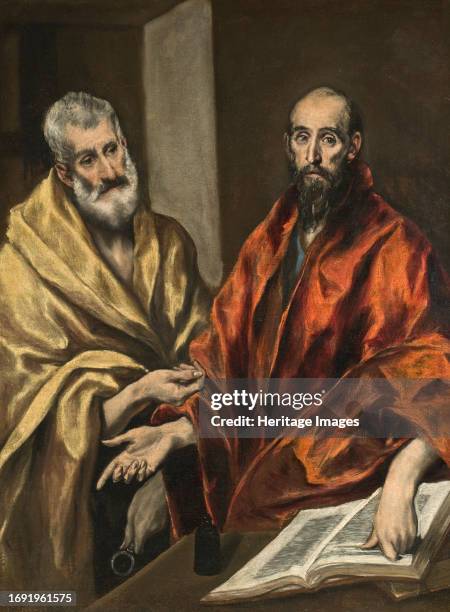 St Peter and St Paul, Unknown date. Creator: El Greco.