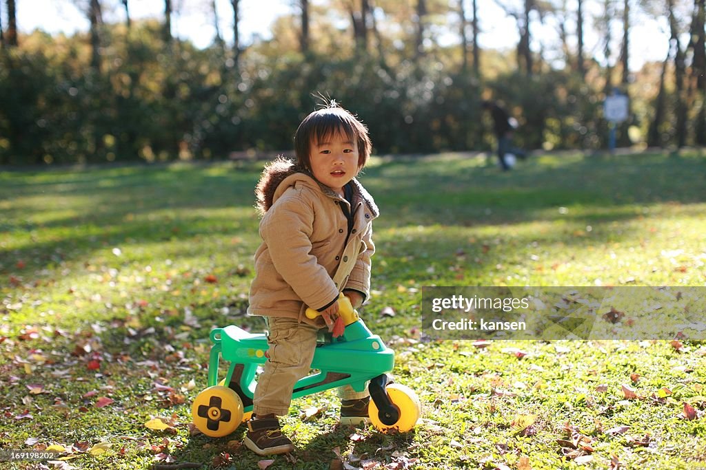 Child playing outdoor